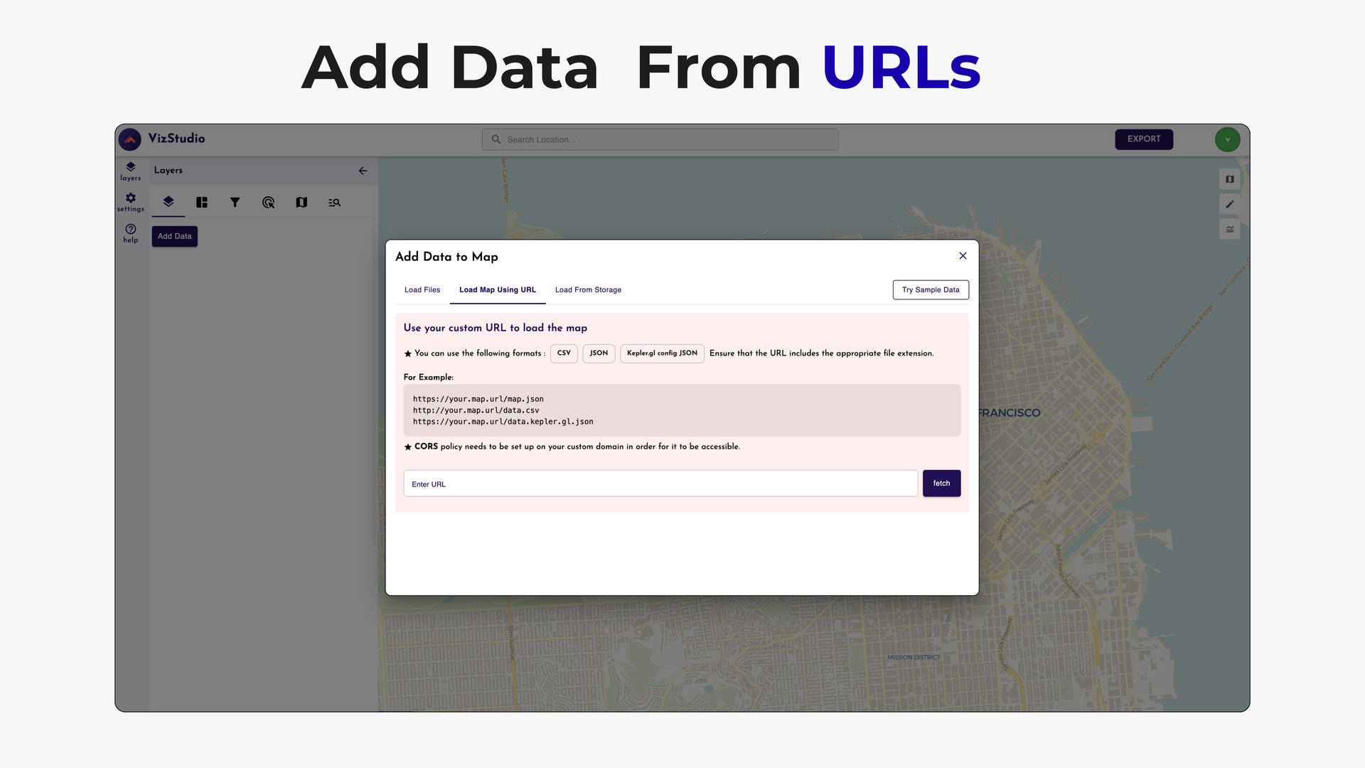 Data Sources - URL Import