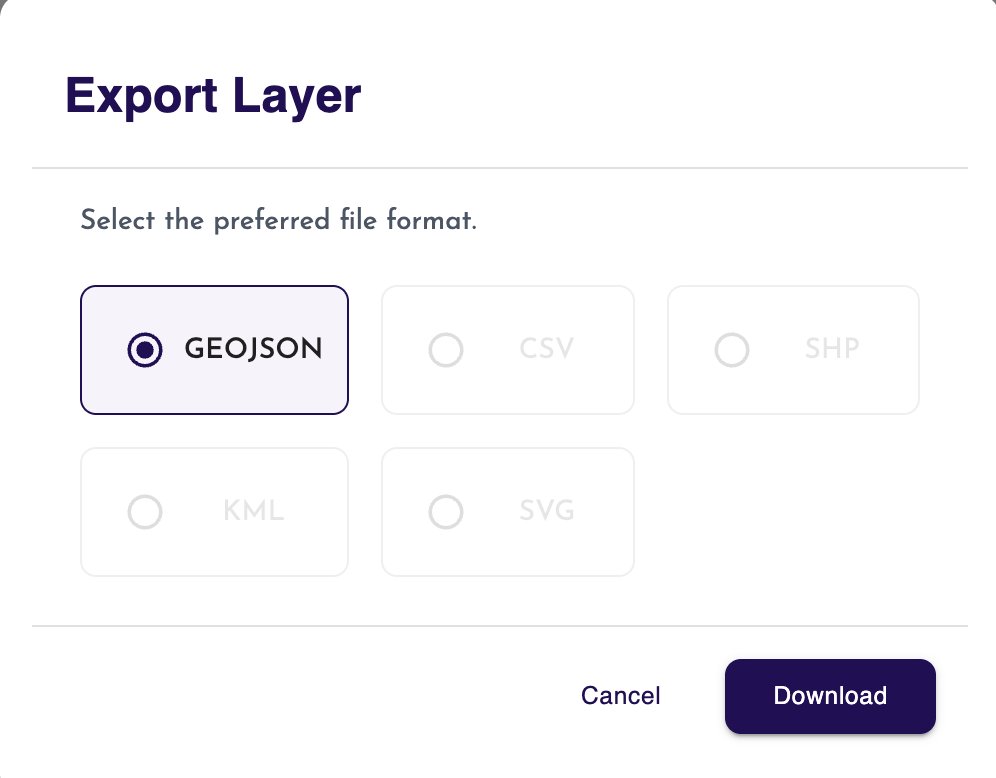 Export Layer Dialog